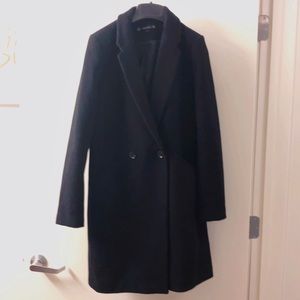 Zara - Black double breasted single button jacket